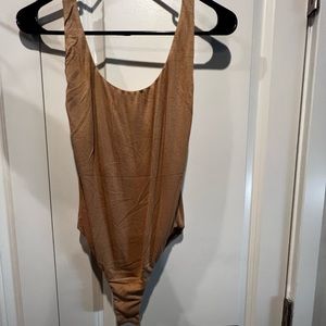Princess Polly tan/brown bodysuit